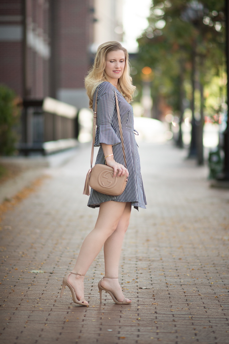 Petite Fashion and Style | Chicwish City Muse Wrap Shirt Dress | Click to read more...