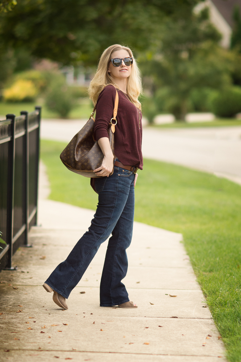 Petite Fashion and Style | Express marled extreme circle tunic | Click to read more...