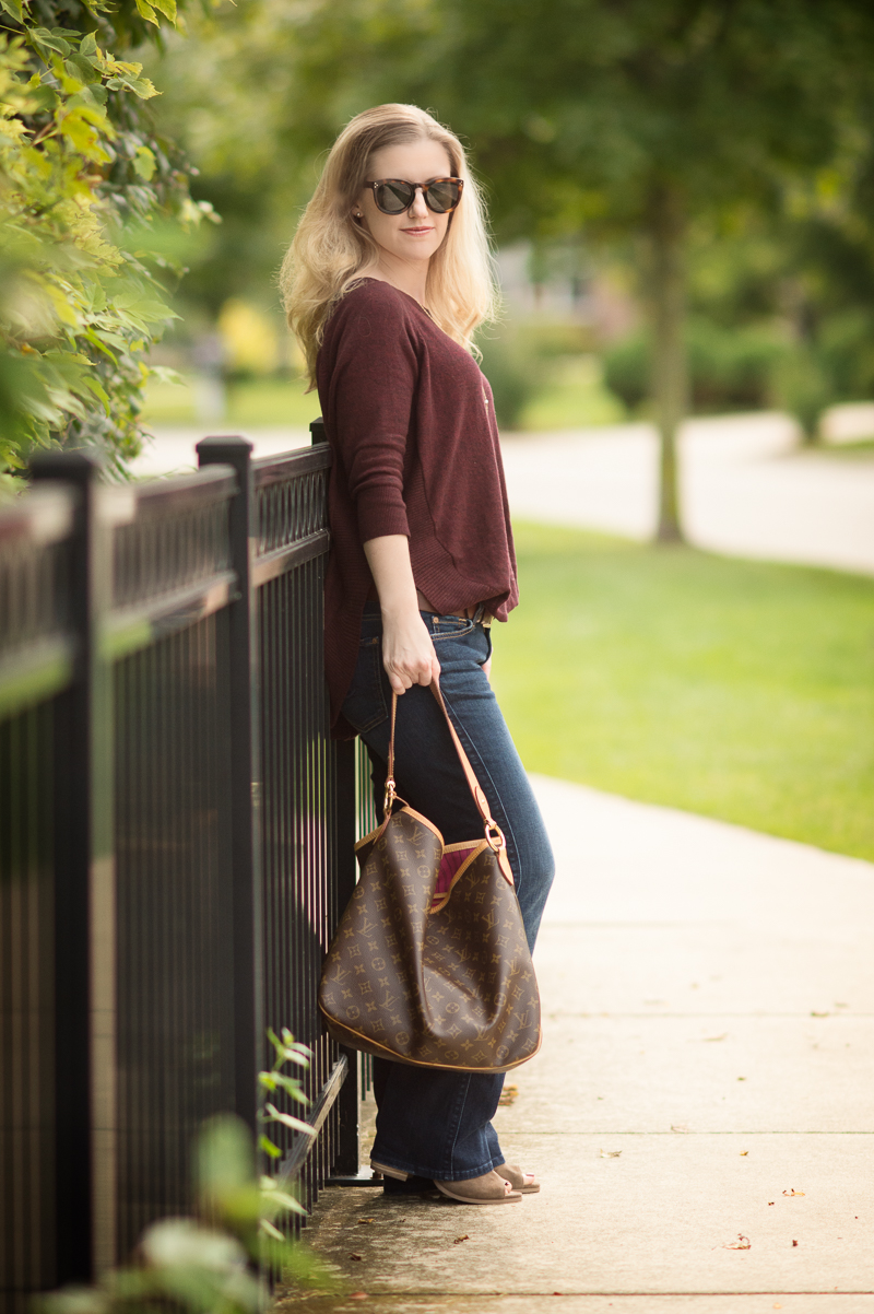 Petite Fashion and Style | Express marled extreme circle tunic | Click to read more...