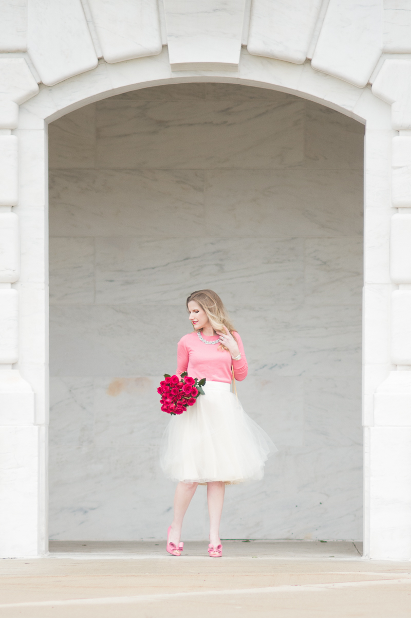 Petite Fashion and Style Blog | Tutu Moi Full Belle Skirt |YSL Wallet on Chain | Valentino Bow Pumps | Detroit Institute of Arts | Click to Read More...