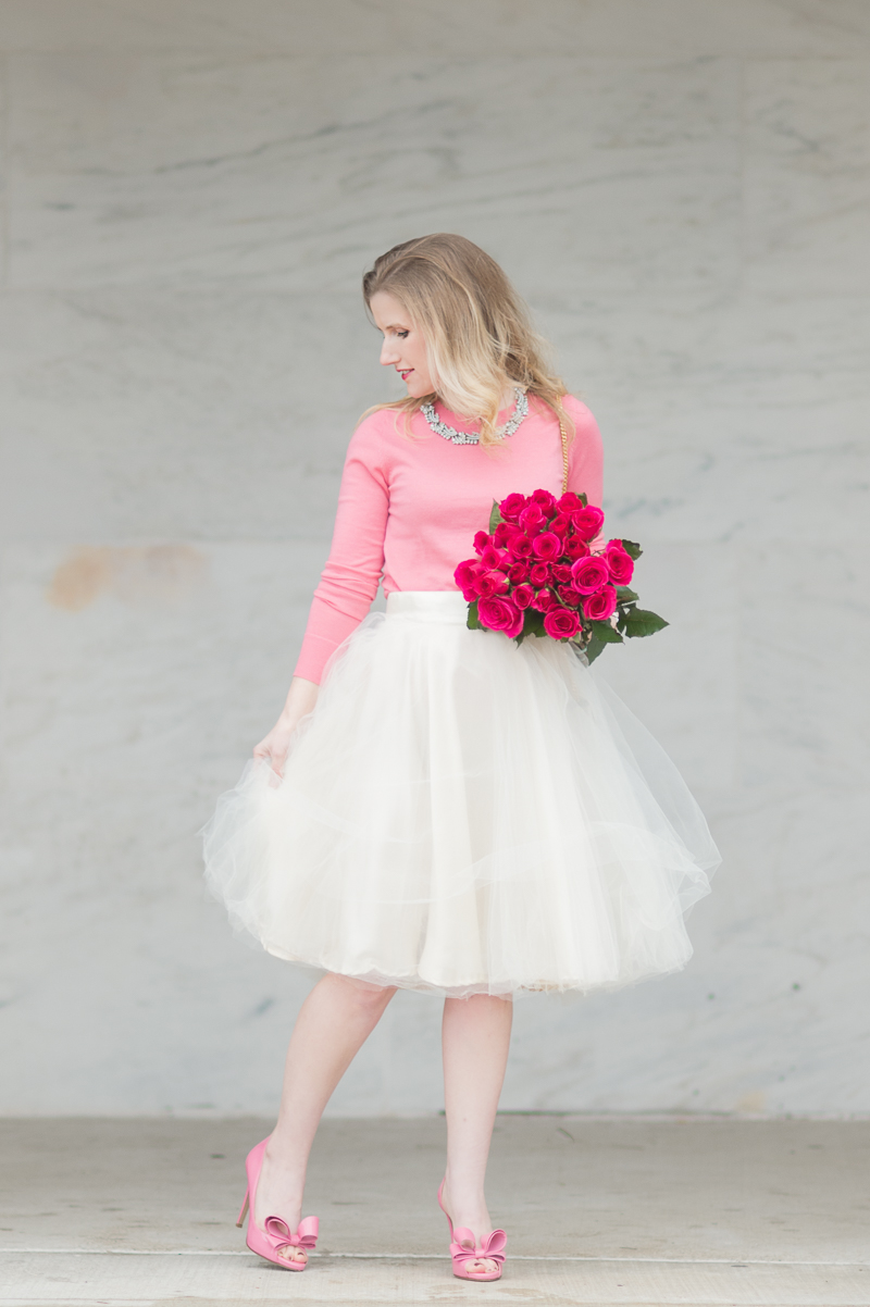 Petite Fashion and Style Blog | Tutu Moi Full Belle Skirt |YSL Wallet on Chain | Valentino Bow Pumps | Detroit Institute of Arts | Click to Read More...