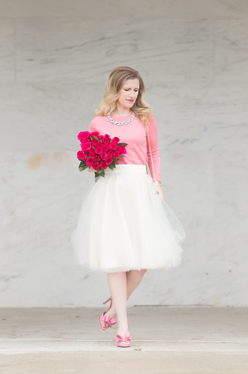 Petite Fashion and Style Blog | Tutu Moi Full Belle Skirt |YSL Wallet on Chain | Valentino Bow Pumps | Detroit Institute of Arts | Click to Read More...