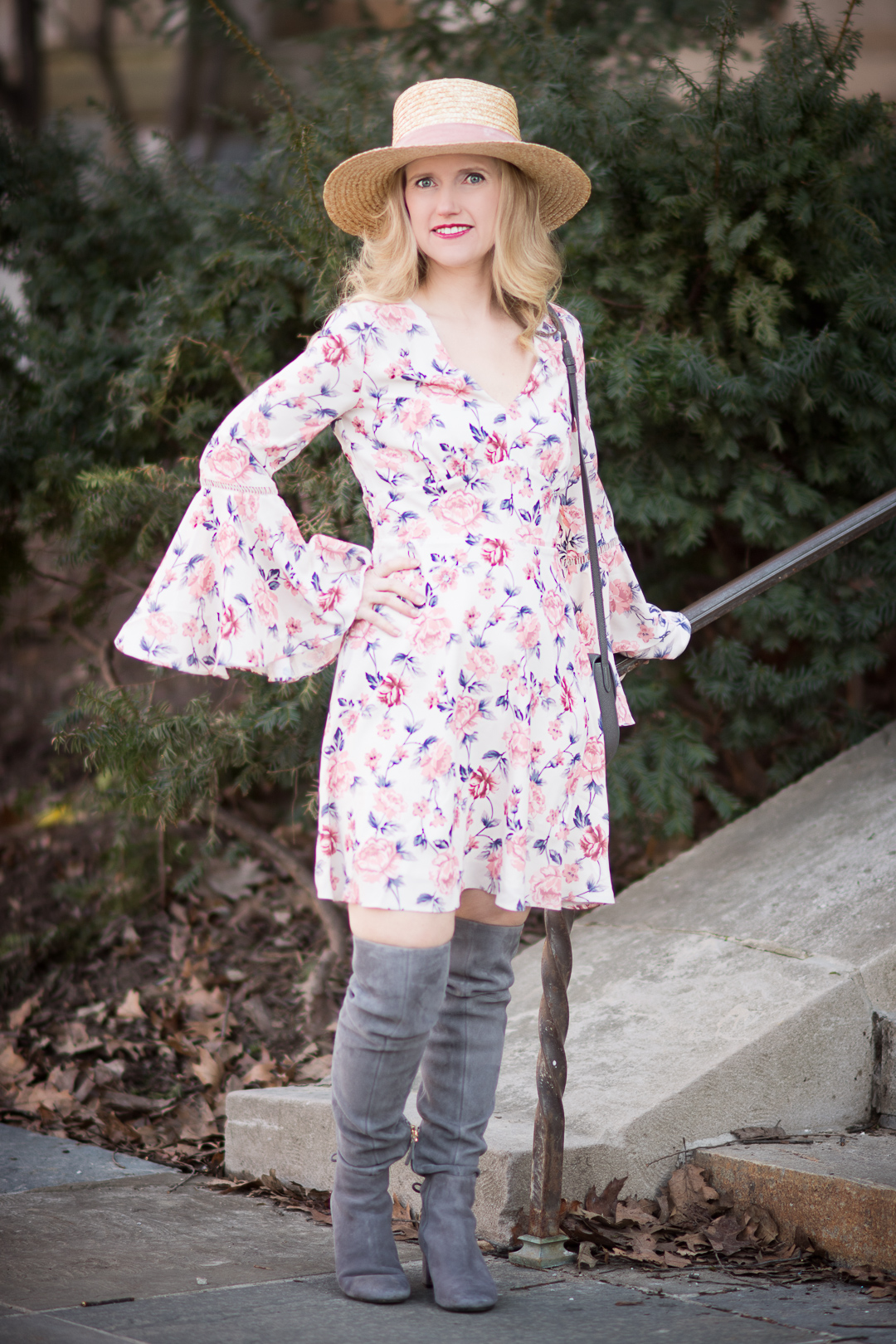 Petite Fashion and Style Blog | Ella Moon Bell Summer Dress | Lack of Color  Boater Hat | Tory Burch Laila Boots-2 – The Blue Hydrangeas – A Petite  Fashion and Lifestyle Blog