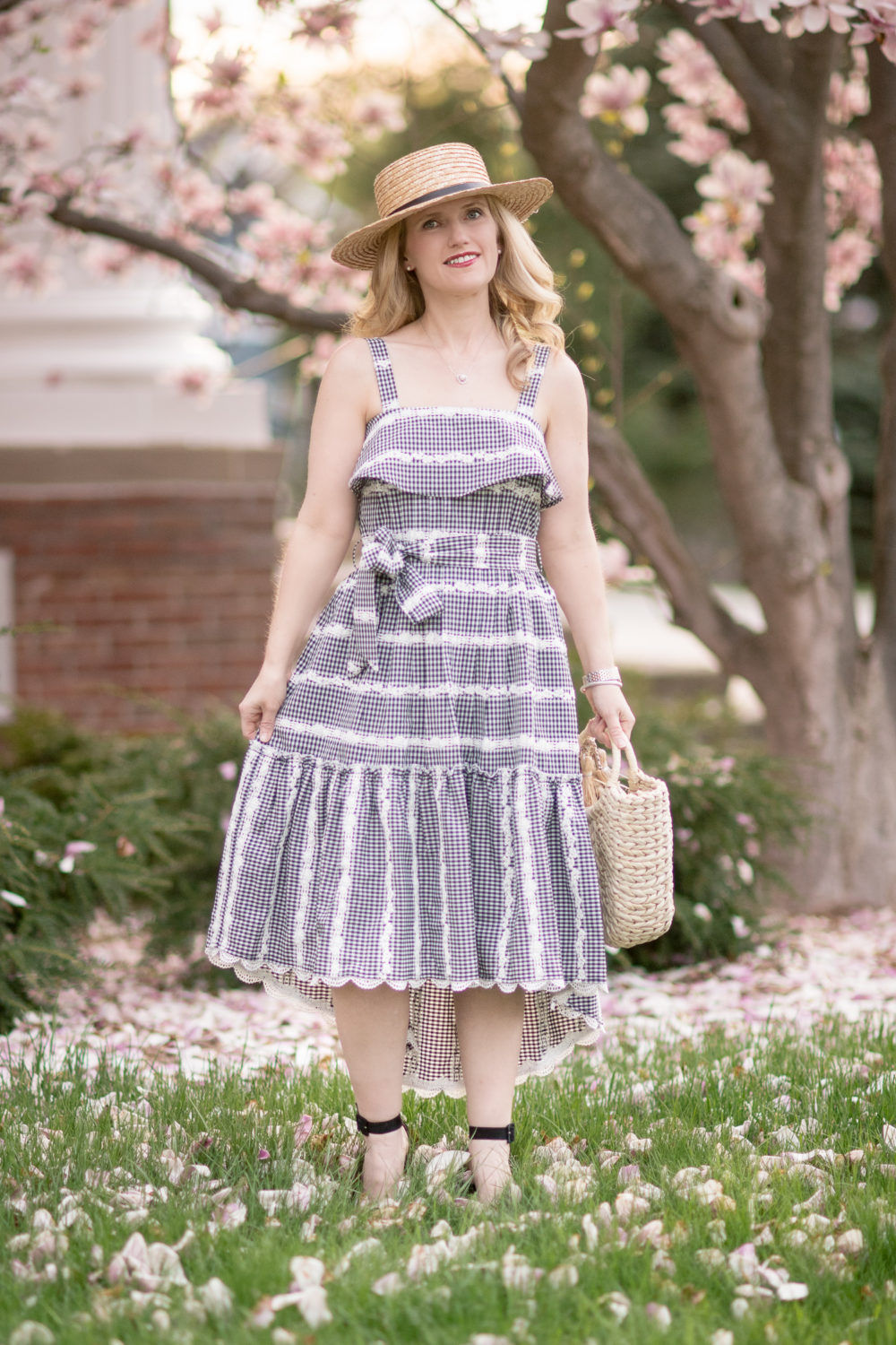 Michigan Petite Fashion and Lifestyle Blog | Adelyn Rae Belle Mini Dress | Gingham Dress