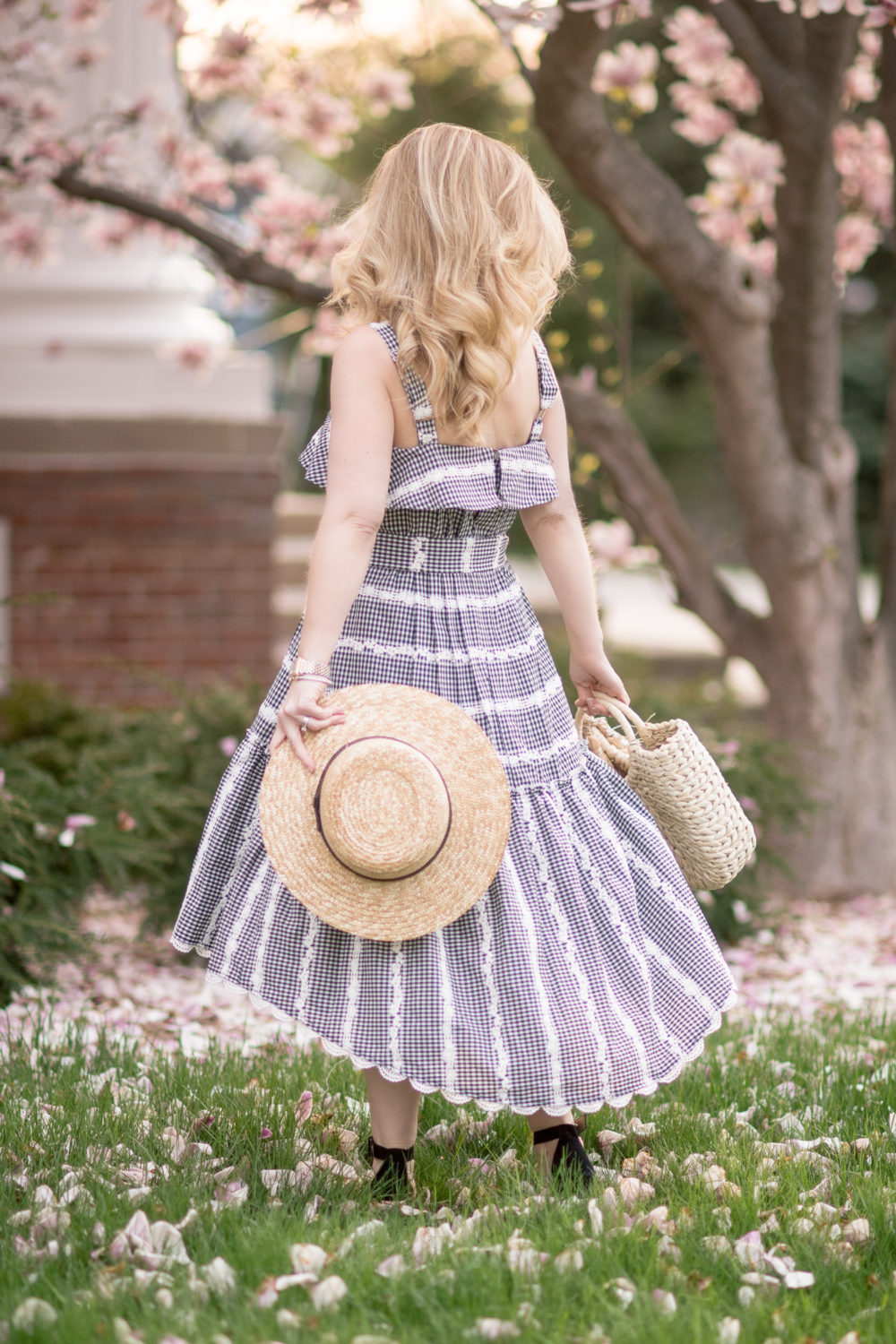 Michigan Petite Fashion and Lifestyle Blog | Adelyn Rae Belle Mini Dress | Gingham Dress