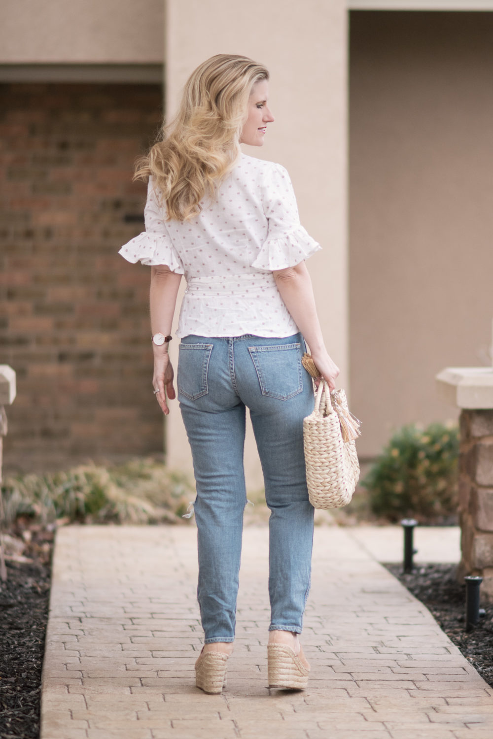 Michigan Petite Fashion and Lifestyle Blog | Wayf Kaitlyn Wrap Top