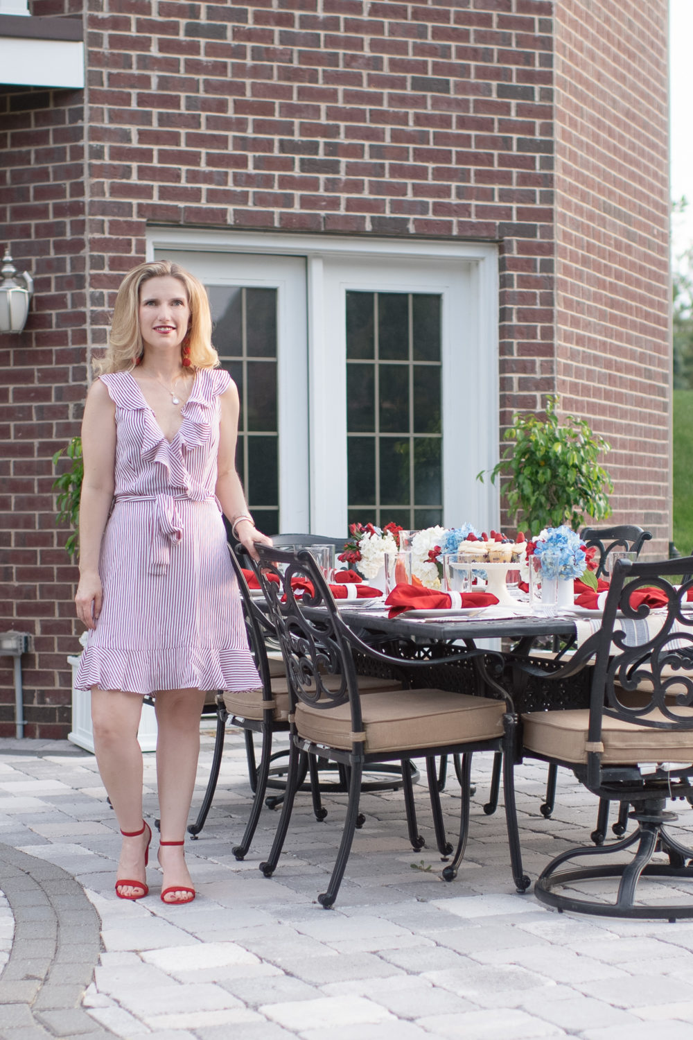Michigan Petite Fashion and Lifestyle Blog | Fourth of July Tablescap