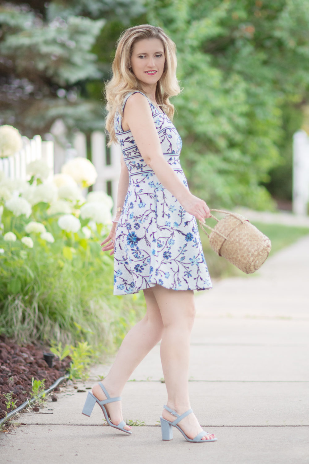 Michigan Petite Fashion and Lifestyle Blog | Anthropologie Shannon Jacquard Dress
