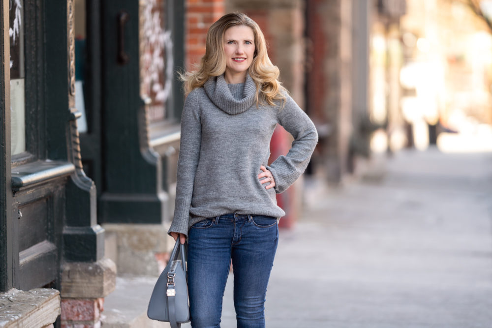 Petite Fashion and Style Blog | Ann Taylor Cozy Ribbed Turtleneck Sweater | Ann Taylor Sale | Cozy Sweaters