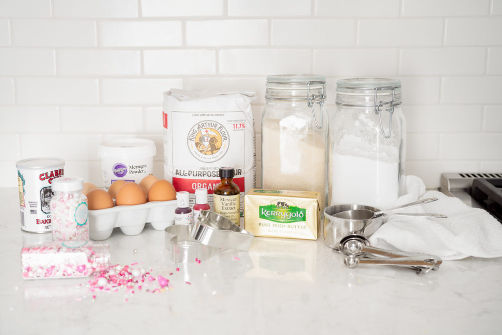 Petite Fashion and Style Blog | Valentine's Day Sugar Cookies | Farm Fresh Eggs | Kerrygold Butter | Sweetapolita Sprinkles
