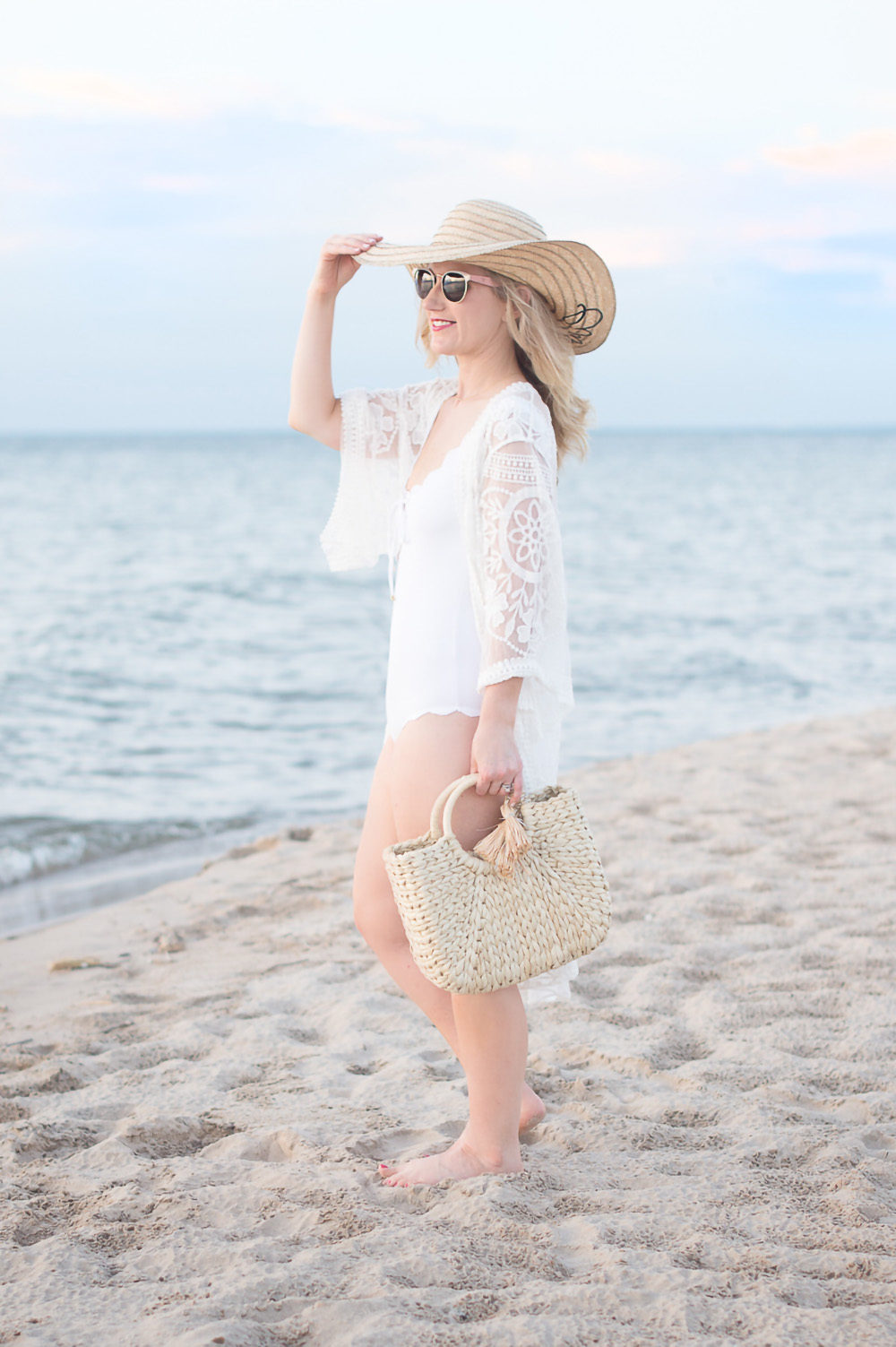 Petite Fashion Blog | Marysia Swim Lace Up Bathing Suit | Marysia Swim Bathing Suits