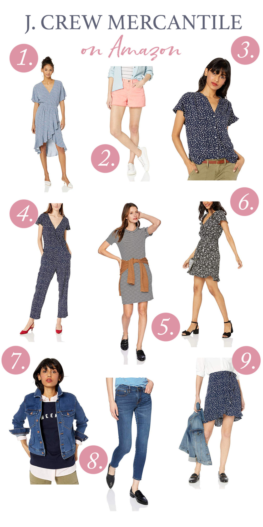 Petite Fashion Blog | Spring J. Crew Mercantile on Amazon